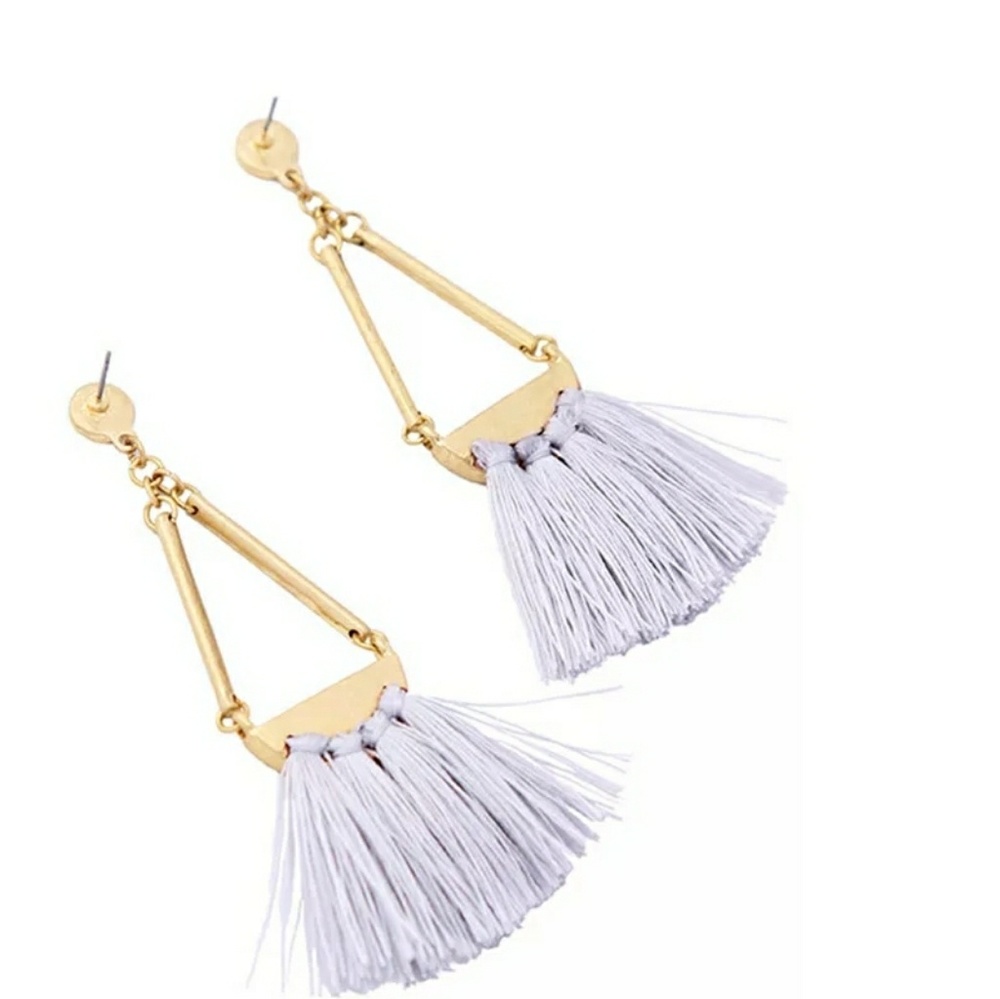 🔸Last Pair🔸Boho Tassel Earrings - Picture 2 of 3